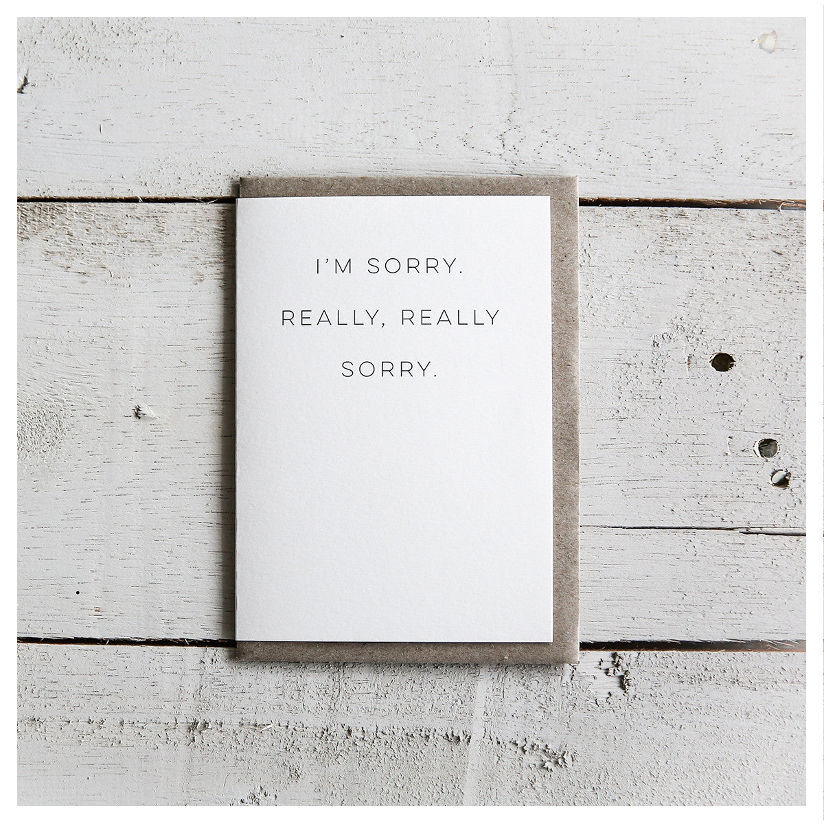 Really Sorry
