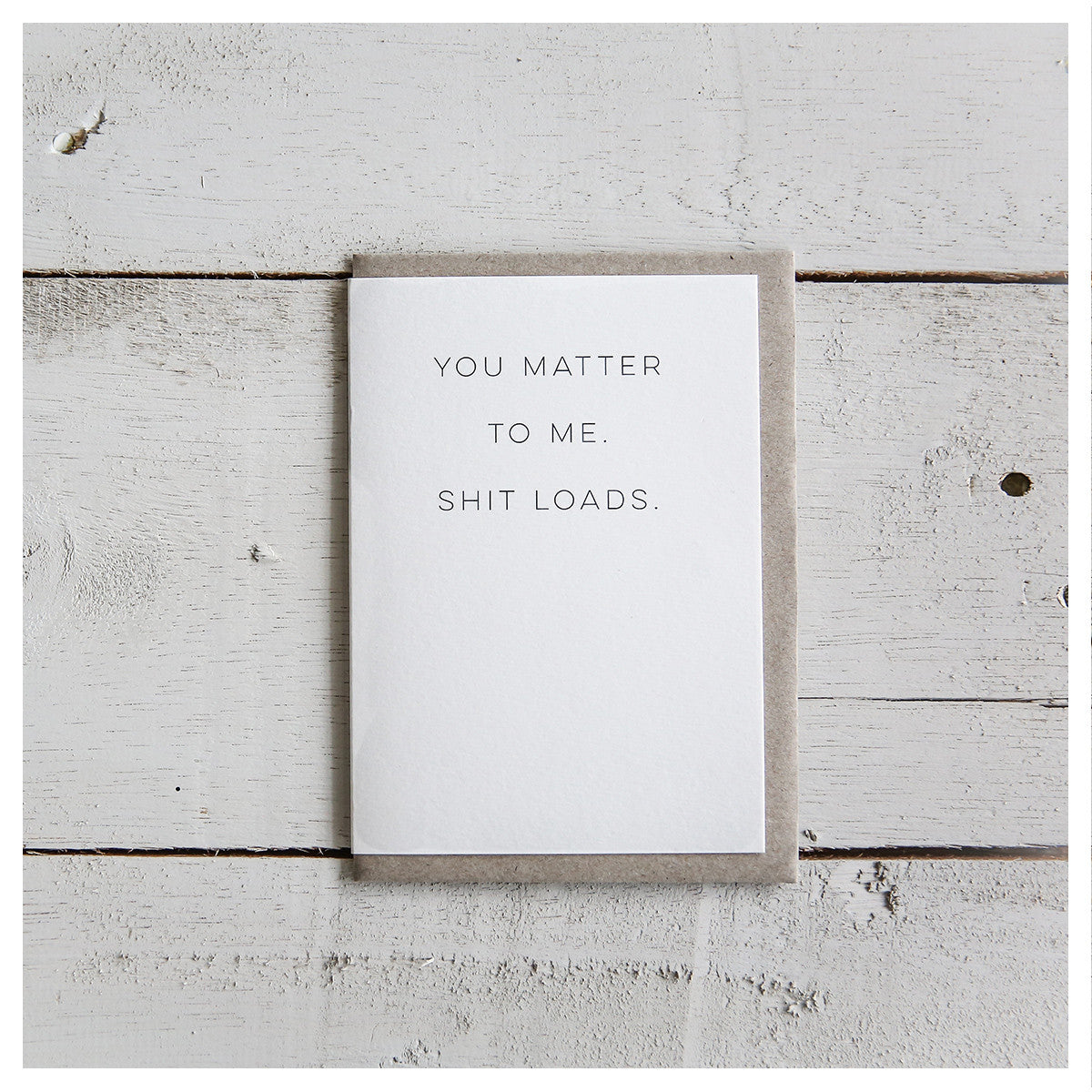 You Matter To Me