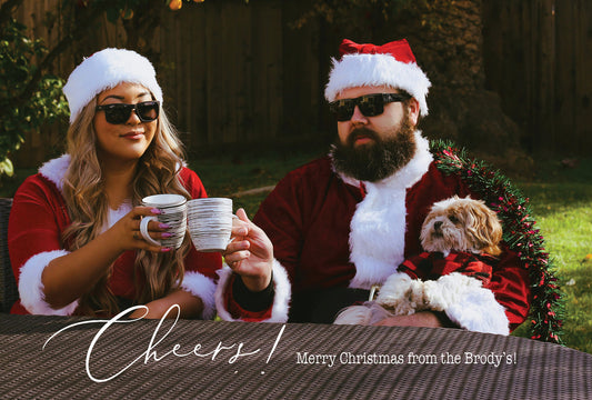 CHEERS Christmas Photo Card