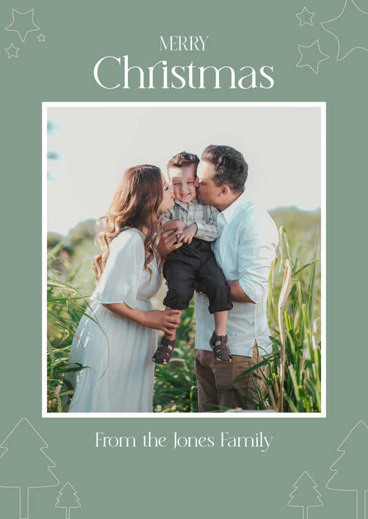 SAGE Christmas Photo Card