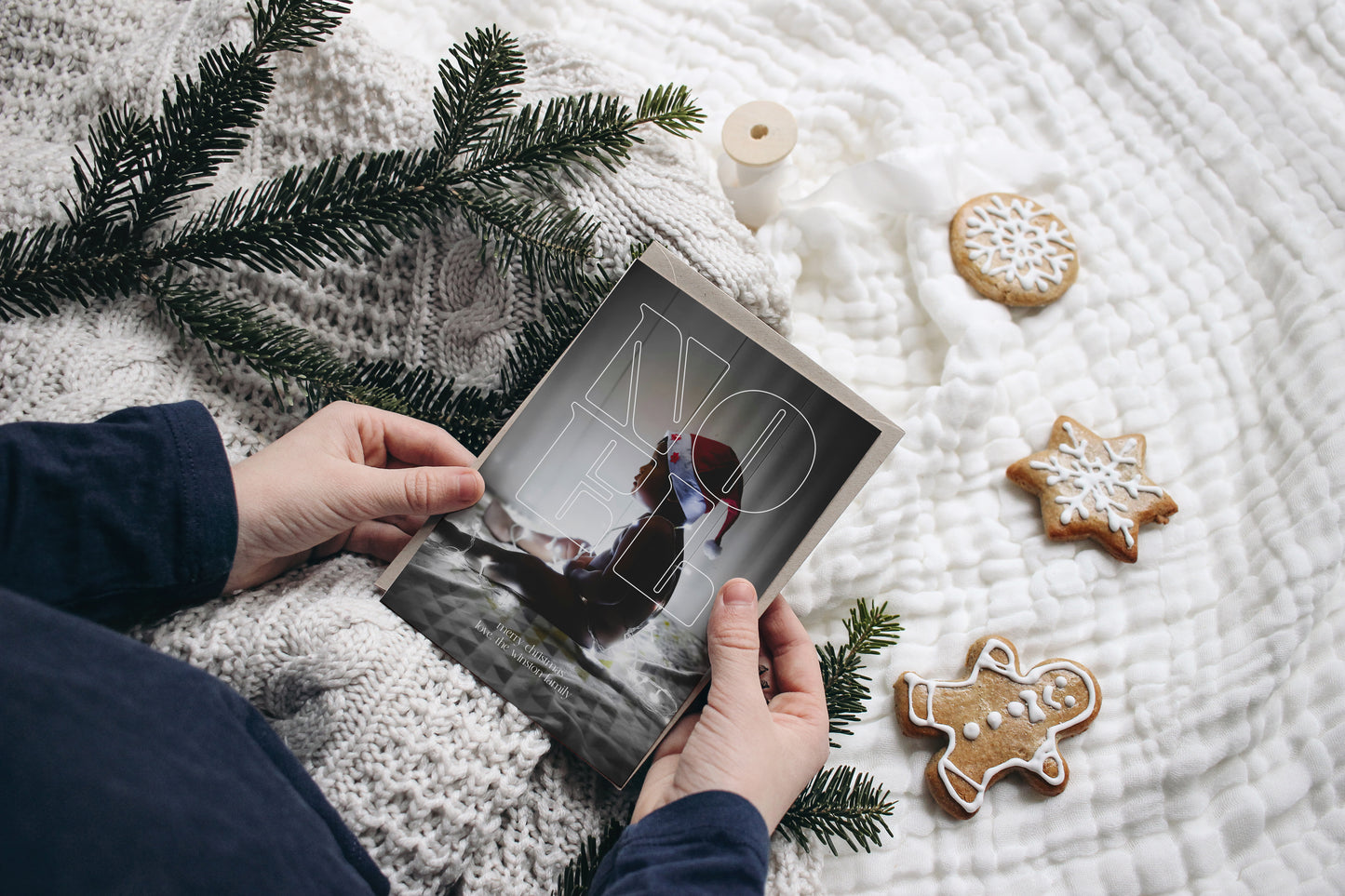 NOEL Christmas Photo Card