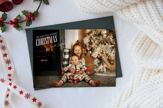 WHIMSY Christmas Photo Card